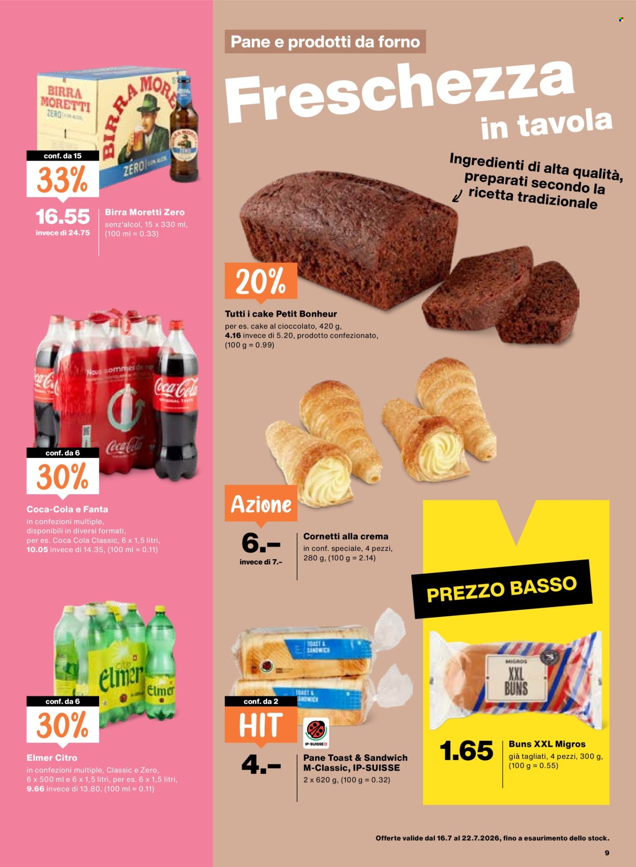 Prospekte Migros - 16.7.2026 - 22.7.2026. Seite 9. Seite 9