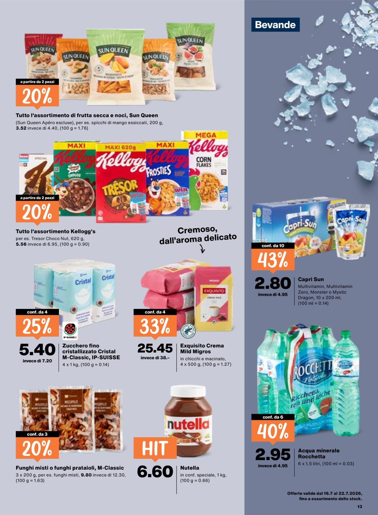 Prospekte Migros - 16.7.2026 - 22.7.2026. Seite 13. Seite 13