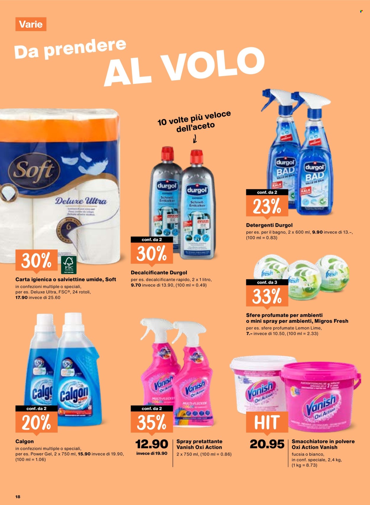 Prospekte Migros - 16.7.2026 - 22.7.2026. Seite 18. Seite 18