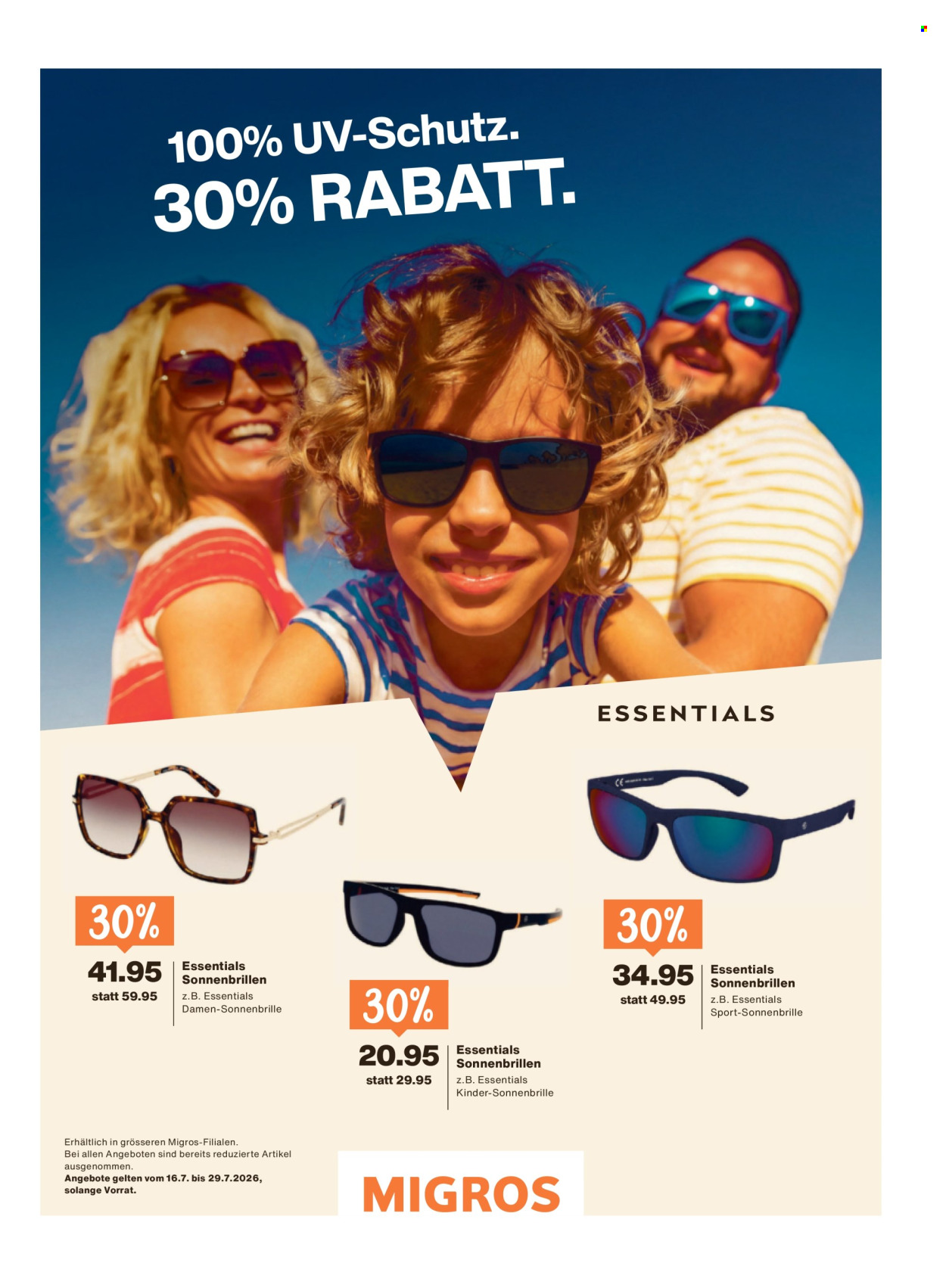 Prospekte Migros - 15.7.2026 - 22.7.2026. Seite 3. Seite 3