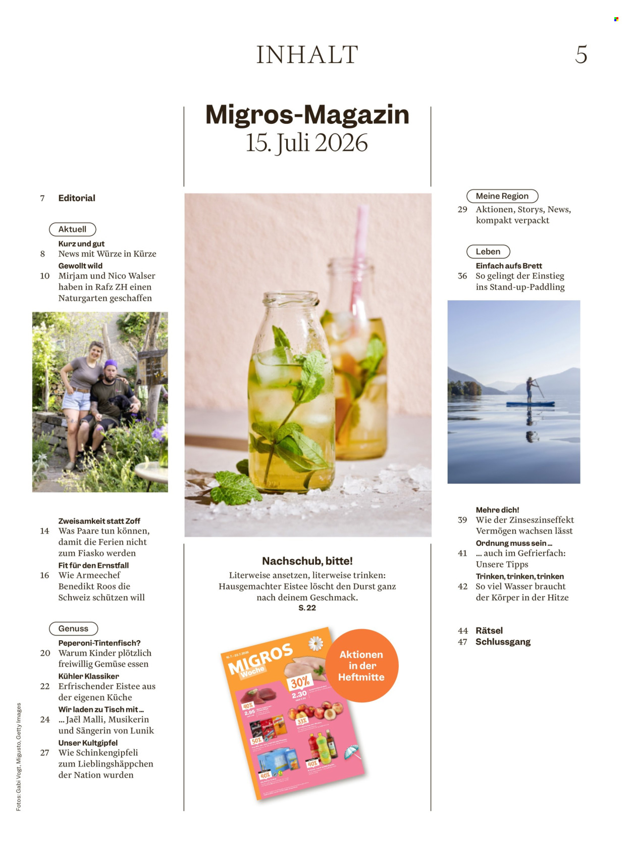 Prospekte Migros - 15.7.2026 - 22.7.2026. Seite 5. Seite 5