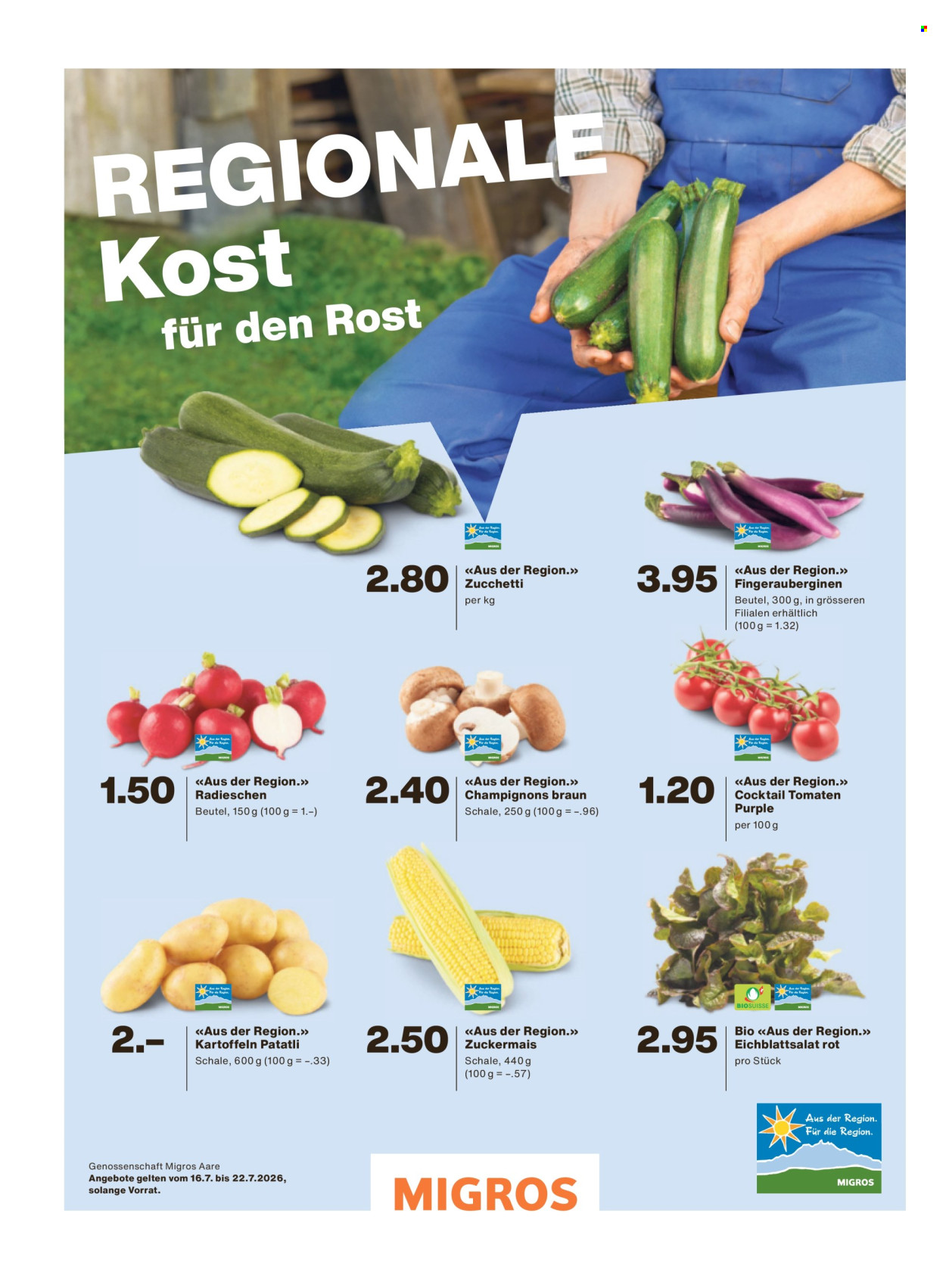 Prospekte Migros - 15.7.2026 - 22.7.2026. Seite 30. Seite 30