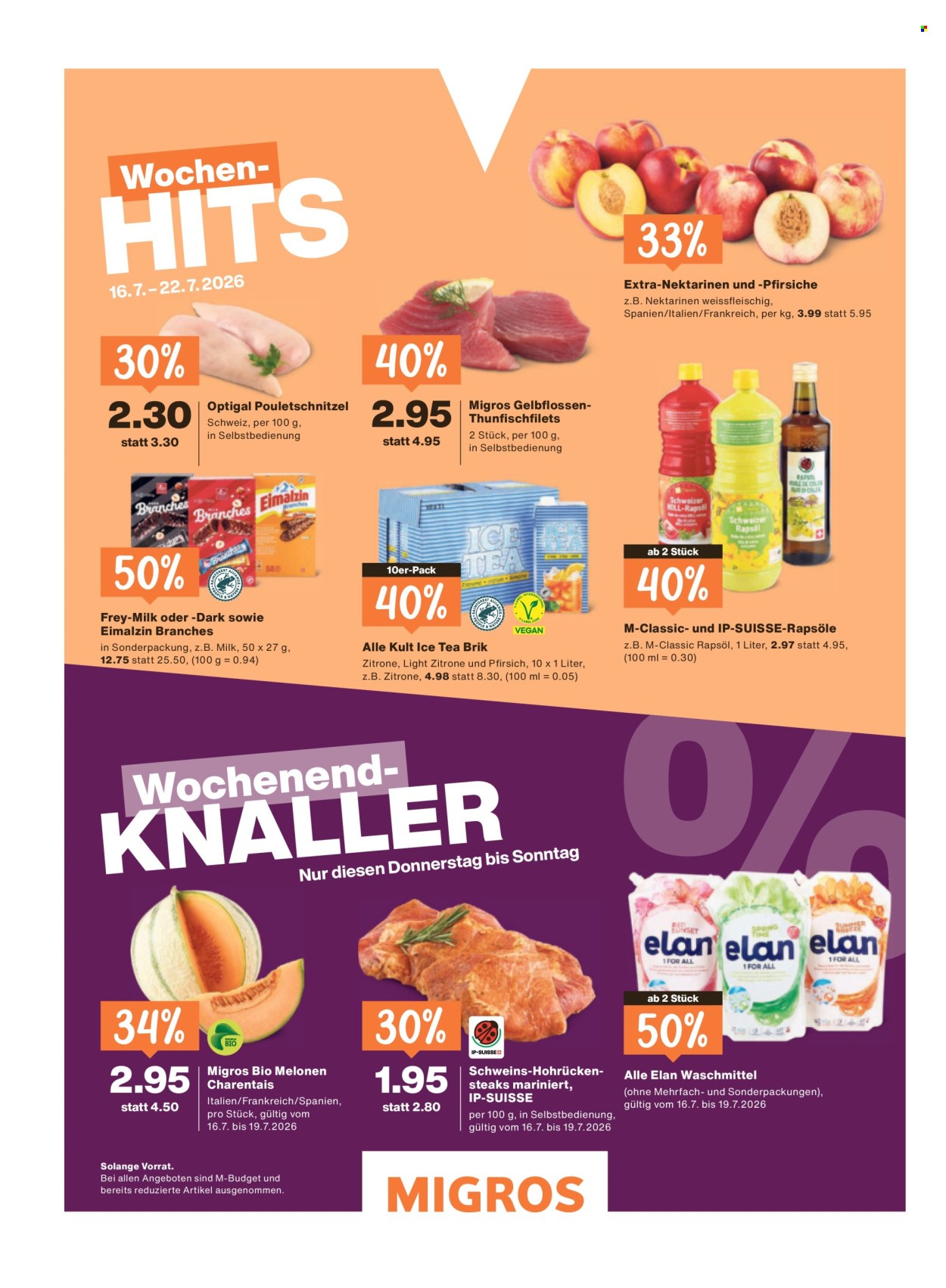 Prospekte Migros - 15.7.2026 - 22.7.2026. Seite 48. Seite 48