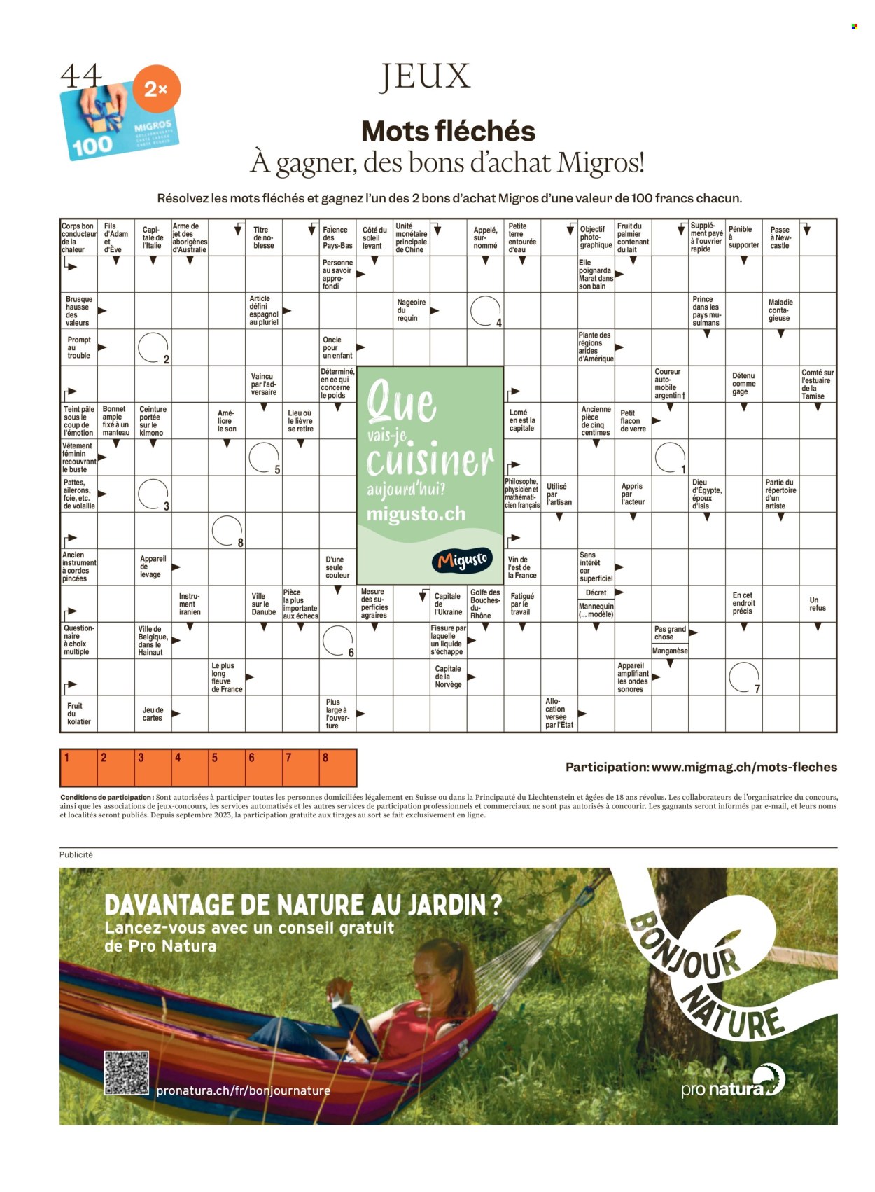Prospekte Migros - 15.7.2026 - 22.7.2026. Seite 44. Seite 44