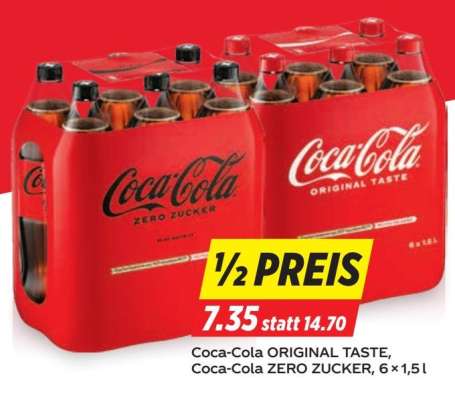 Coca-Cola ORIGINAL TASTE, Coca-Cola ZERO ZUCKER