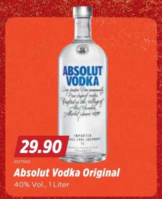 Absolut Vodka Original