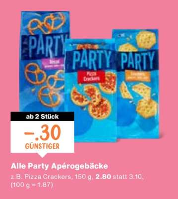 Alle Party Apérobäck