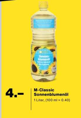 M-Classic Sonnenblumenöl