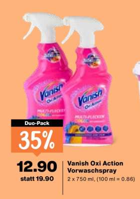 Vanish OXI ACTION VORWASCHSPRAY