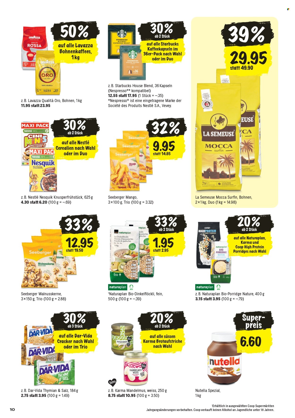 Prospekte Coop - 16.7.2026 - 22.7.2026. Seite 10. Seite 10