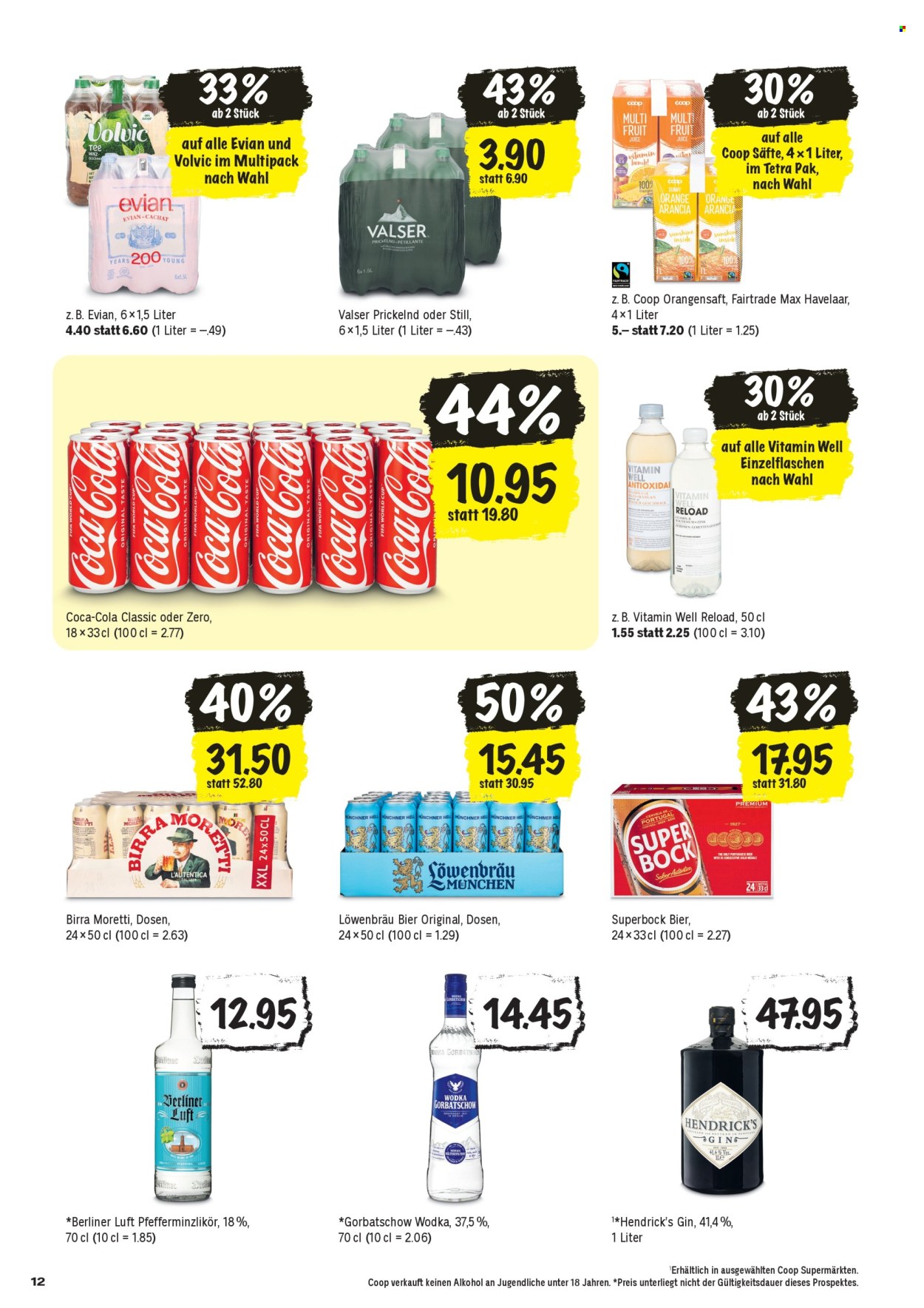 Prospekte Coop - 16.7.2026 - 22.7.2026. Seite 12. Seite 12