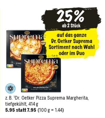 Dr. Oetker Pizza Suprema Margherita