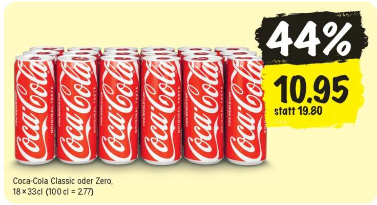 Coca-Cola Classic oder Zero