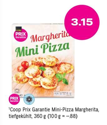 Coop Prix Garantie Mini-Pizza Margherita