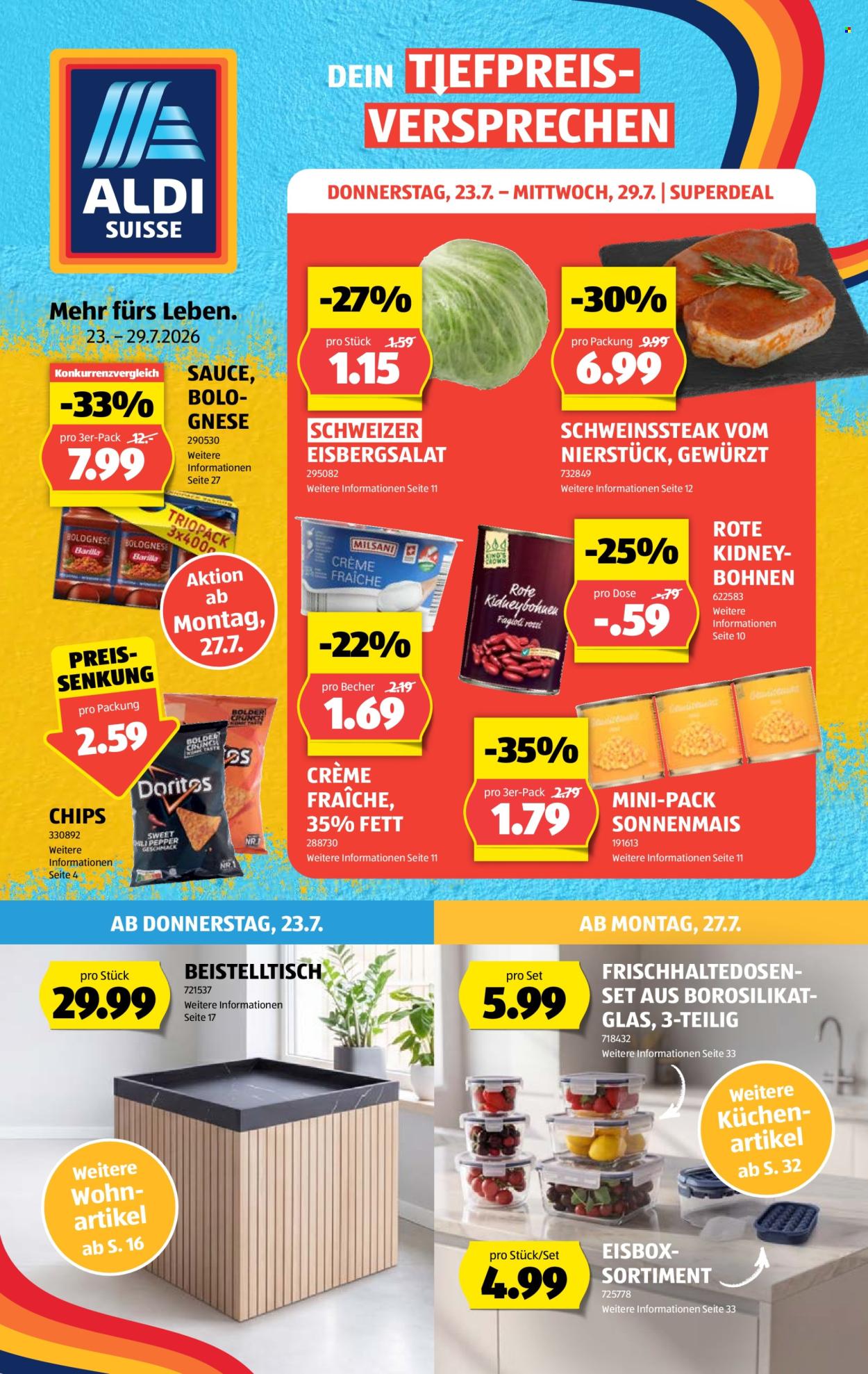 Prospekte Aldi - 23.7.2026 - 29.7.2026. Seite 1. Seite 1