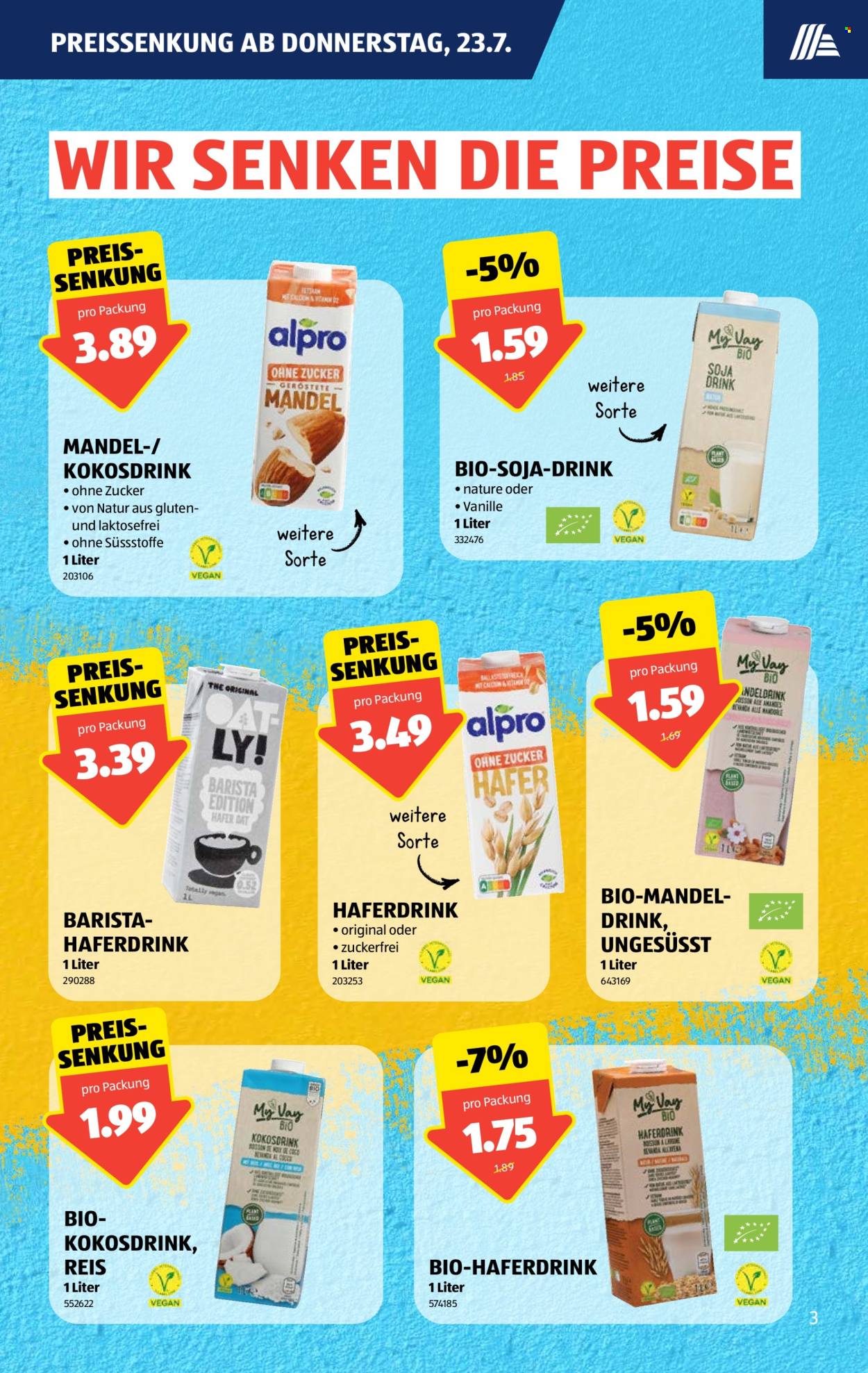 Prospekte Aldi - 23.7.2026 - 29.7.2026. Seite 3. Seite 3