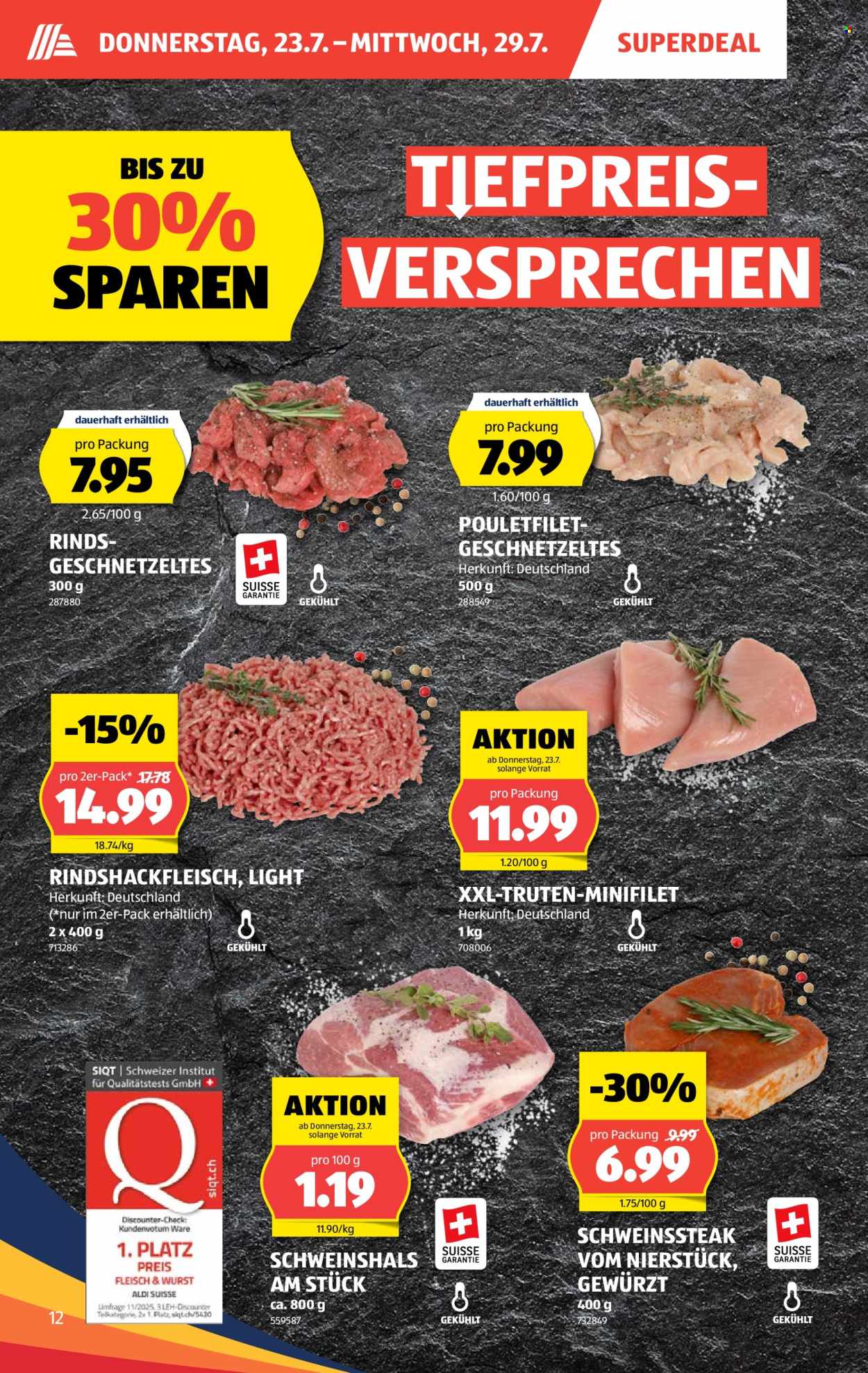 Prospekte Aldi - 23.7.2026 - 29.7.2026. Seite 12. Seite 12