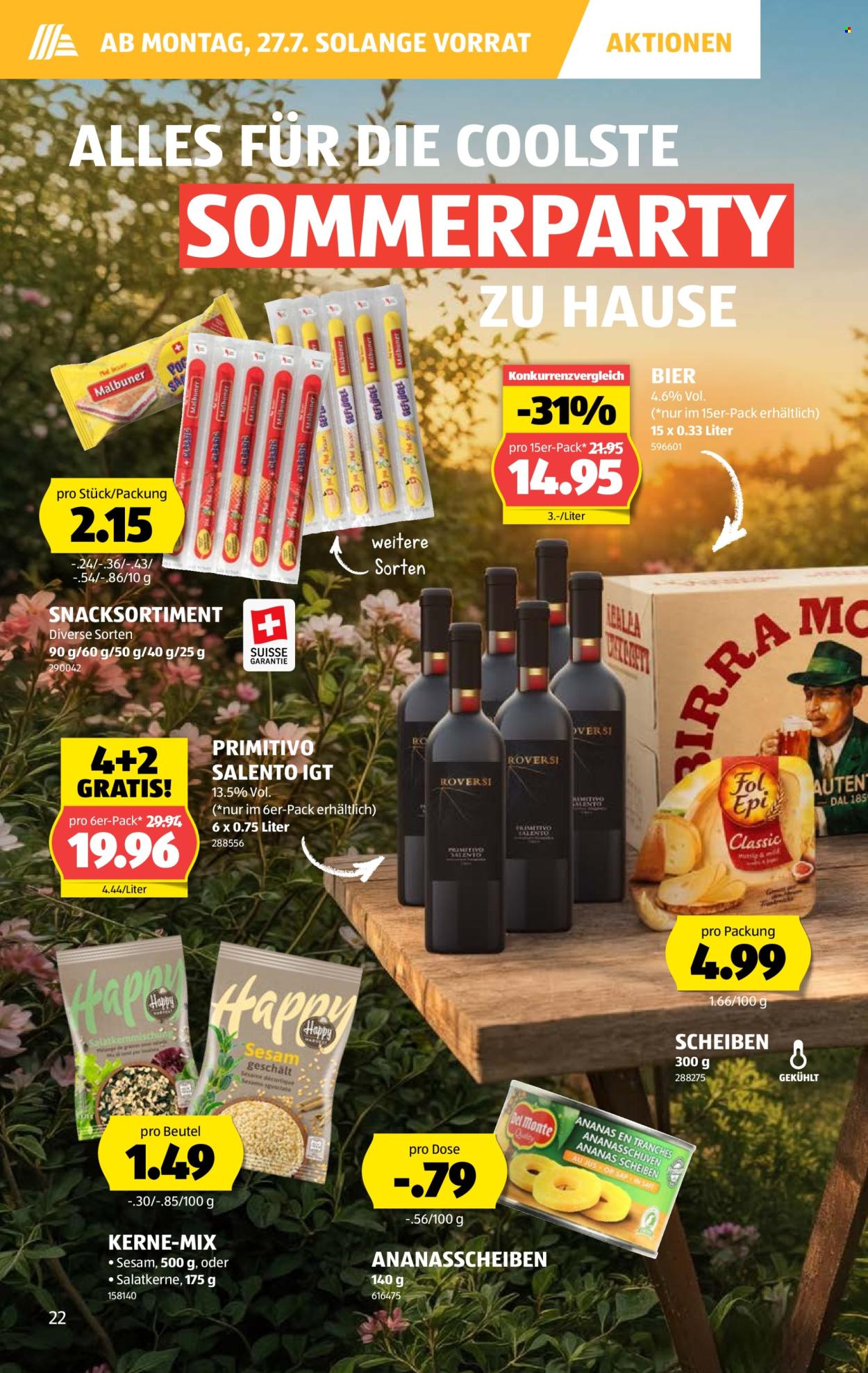 Prospekte Aldi - 23.7.2026 - 29.7.2026. Seite 22. Seite 22