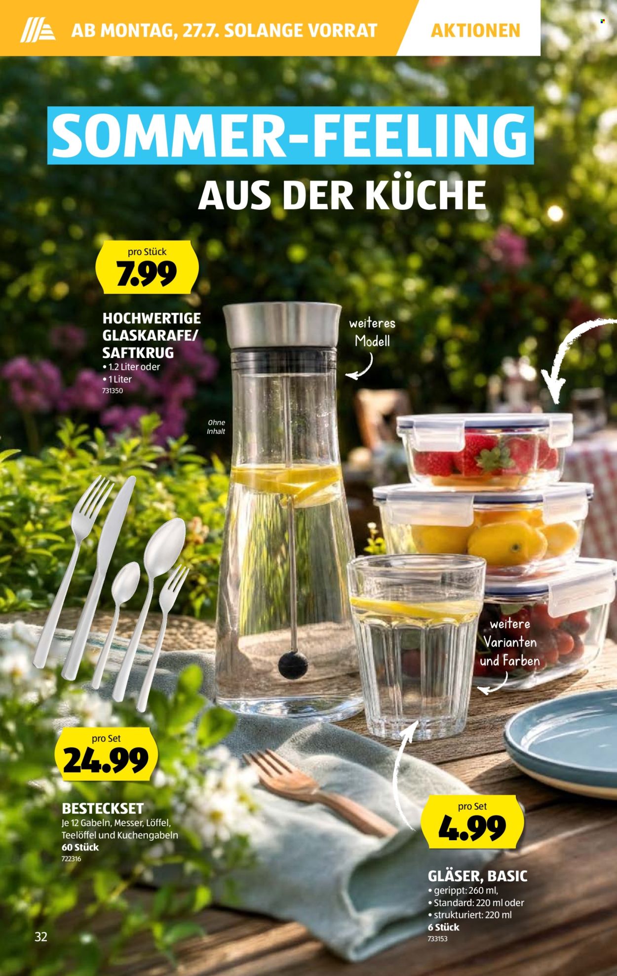 Prospekte Aldi - 23.7.2026 - 29.7.2026. Seite 32. Seite 32