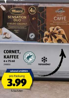 CORNET, KAFFEE
