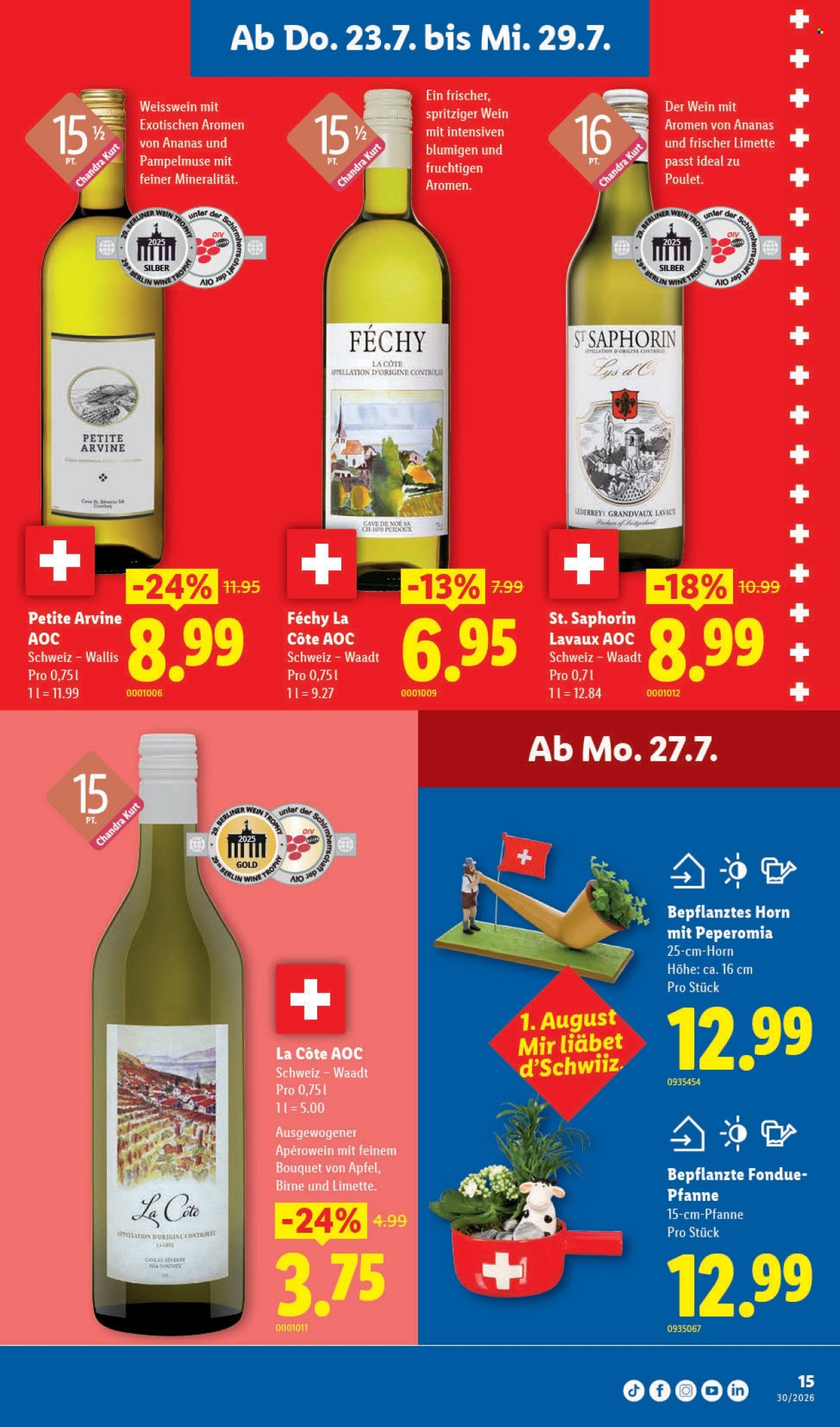 Prospekte Lidl - 23.7.2026 - 29.7.2026. Seite 15. Seite 15