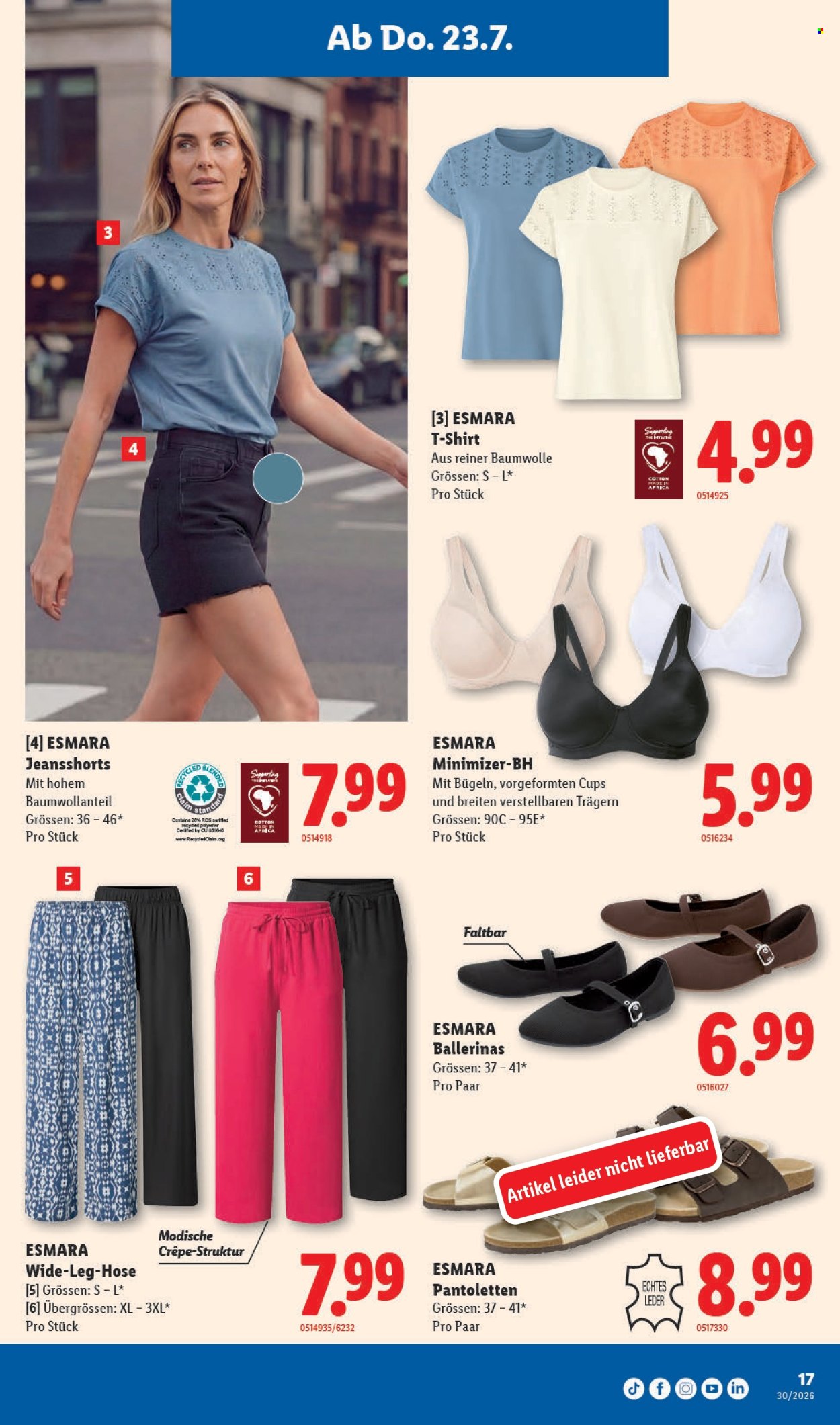 Prospekte Lidl - 23.7.2026 - 29.7.2026. Seite 17. Seite 17