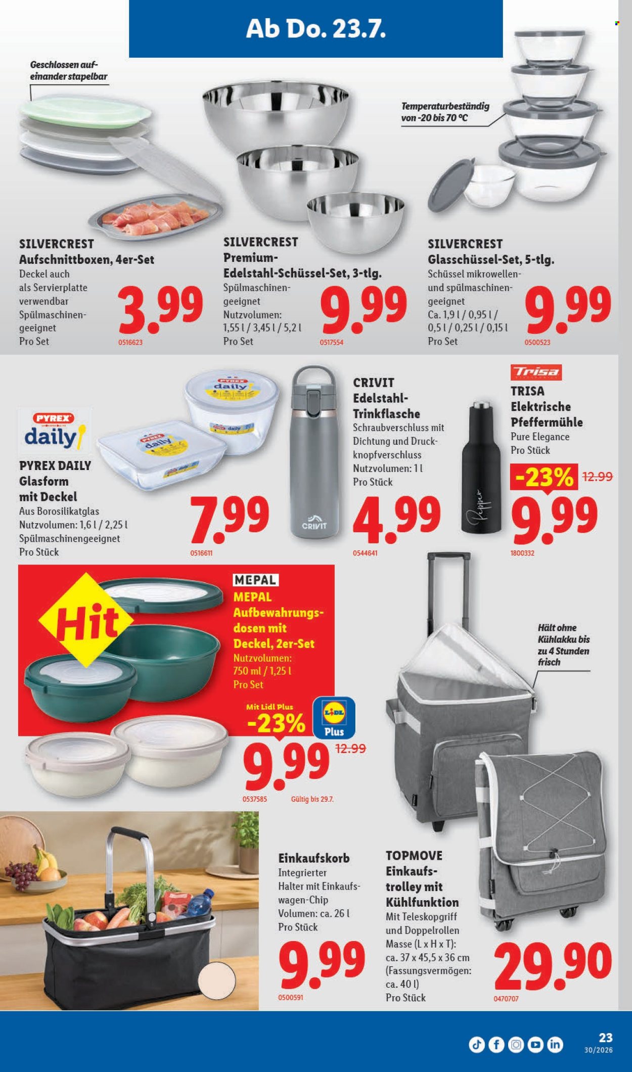 Prospekte Lidl - 23.7.2026 - 29.7.2026. Seite 23. Seite 23