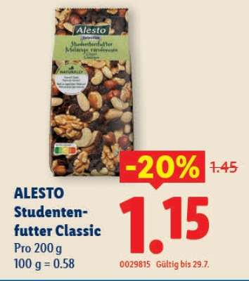 ALESTO Studentenfutter Classic