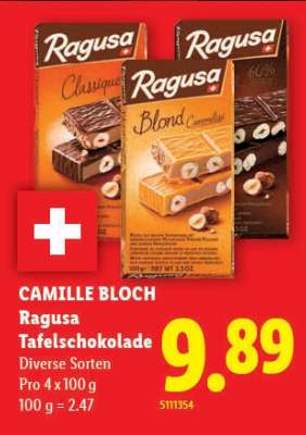 Ragusa Tafelschokolade