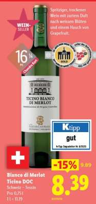 Bianco di Merlot Ticino DOC