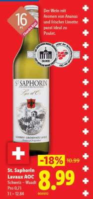 St. Saphorin Lavaux AOC