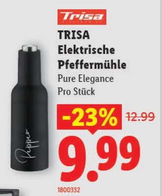 TRISA Elektrische Pfeffermühle