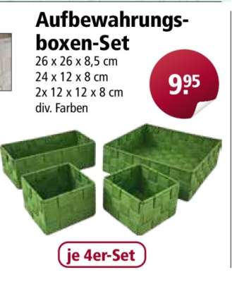 Aufbewahrungsboxen-Set