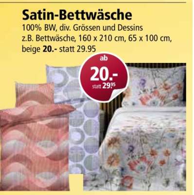 Satin-Bettwäsche