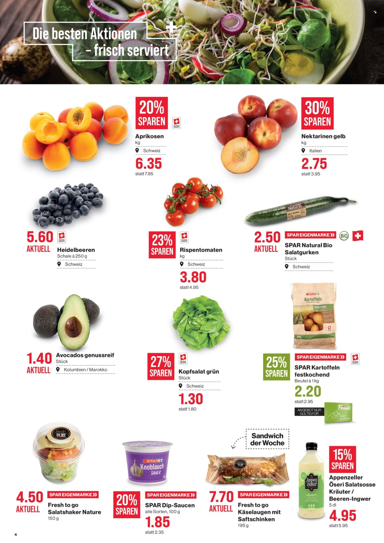 Prospekte SPAR - 23.7.2026 - 29.7.2026. Seite 4. Seite 4