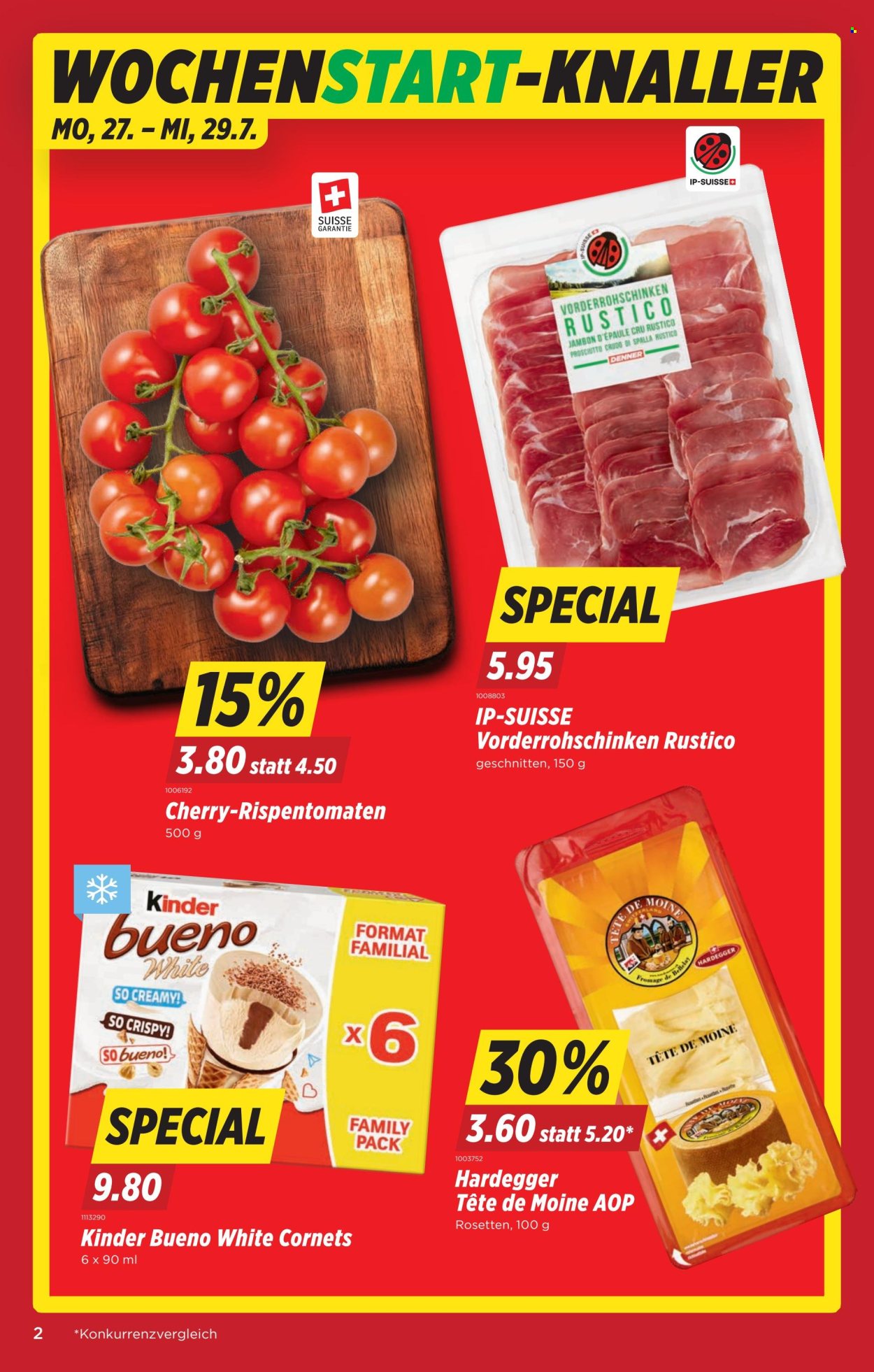 Prospekte Denner - 23.7.2026 - 29.7.2026. Seite 2. Seite 2