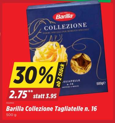 Barilla Collezione Tagliatelle n. 16