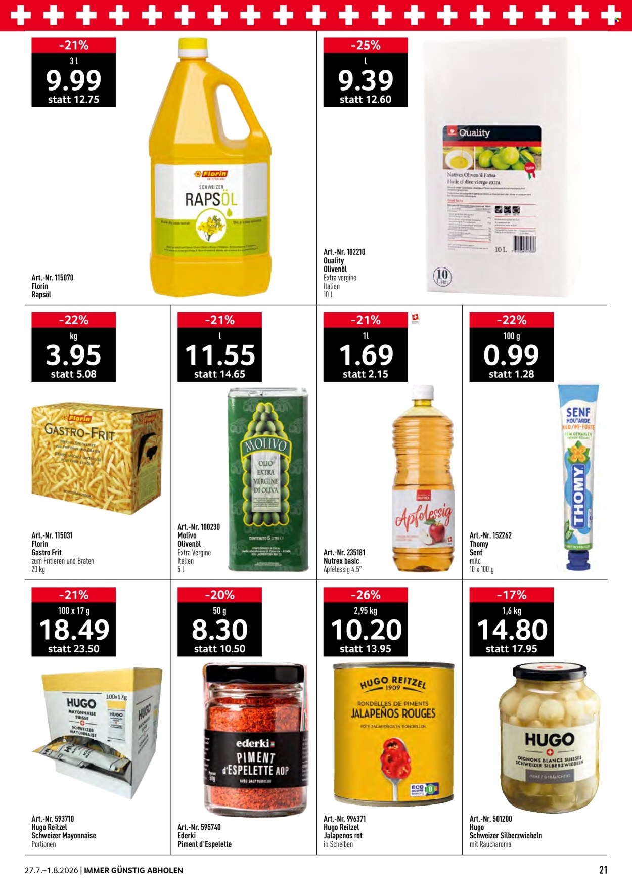 Prospekte Prodega - 27.7.2026 - 1.8.2026. Seite 21. Seite 21