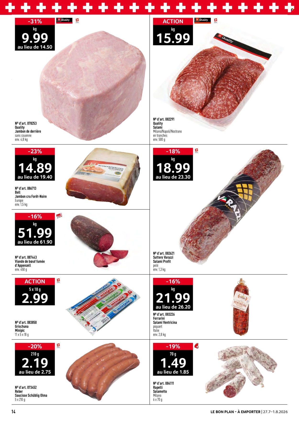 Prospekte Prodega - 27.7.2026 - 1.8.2026. Seite 14. Seite 14