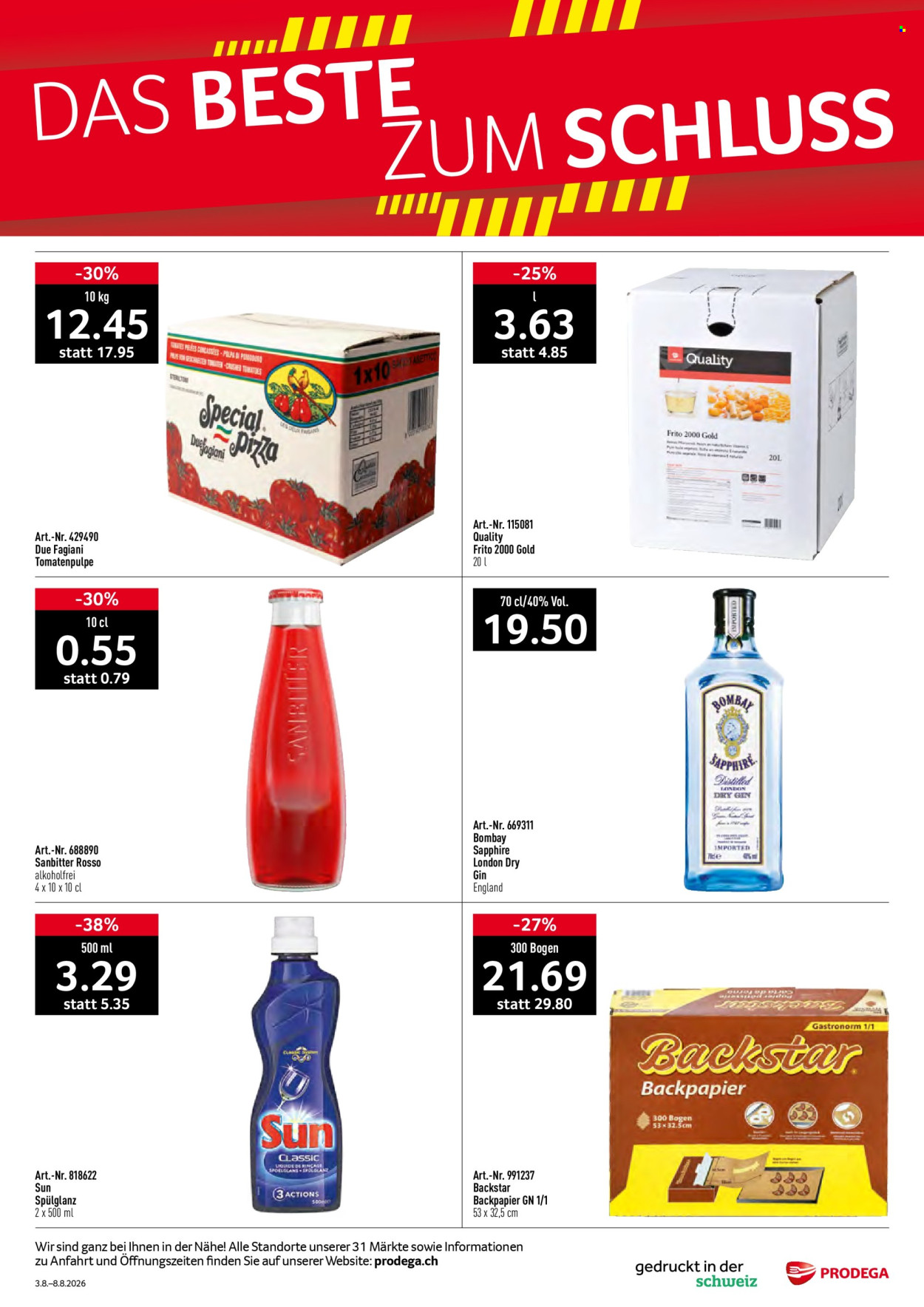 Prospekte Prodega - 3.8.2026 - 8.8.2026. Seite 36. Seite 36