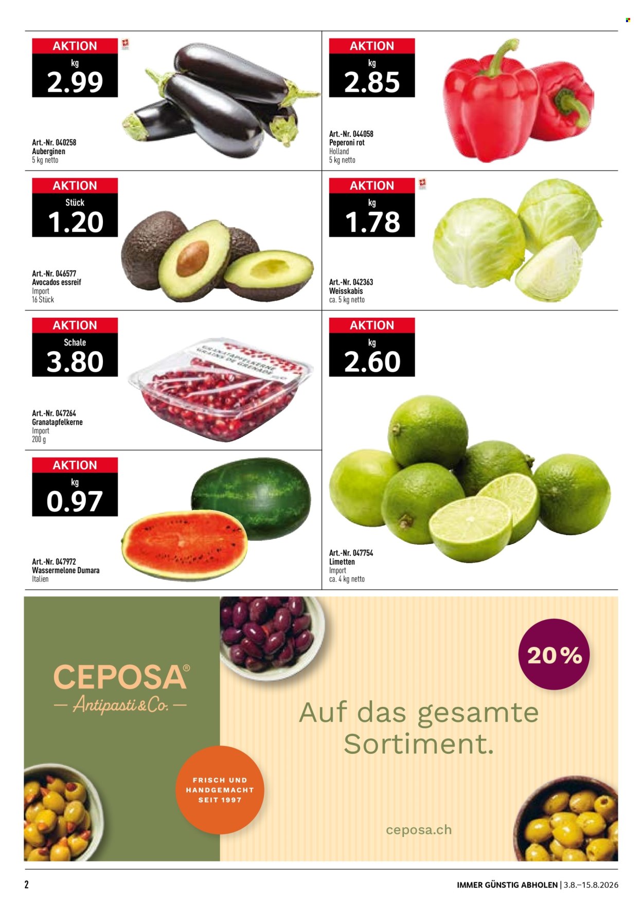 Prospekte Prodega - 3.8.2026 - 15.8.2026. Seite 2. Seite 2