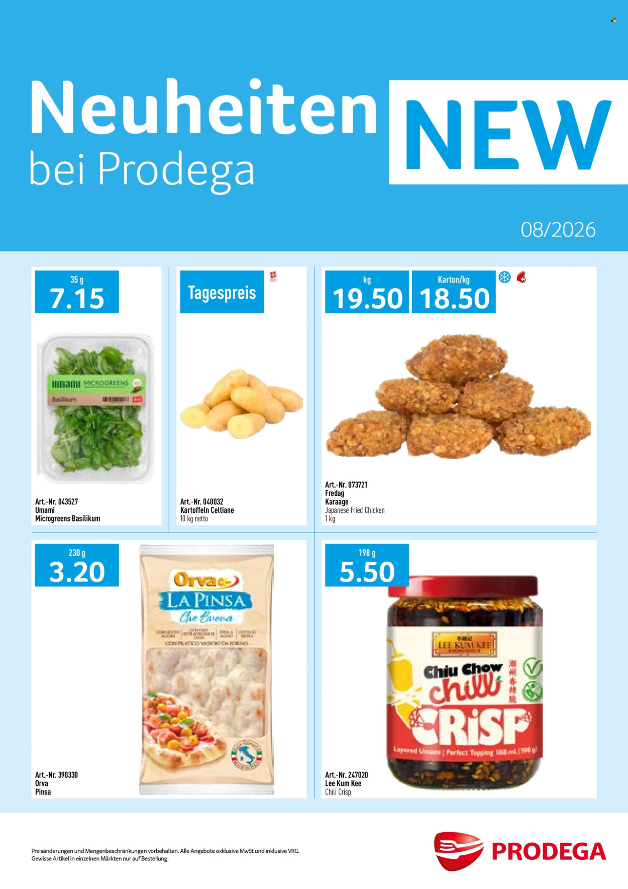 Prospekte Prodega - 1.8.2026 - 31.8.2026. Seite 1. Seite 1