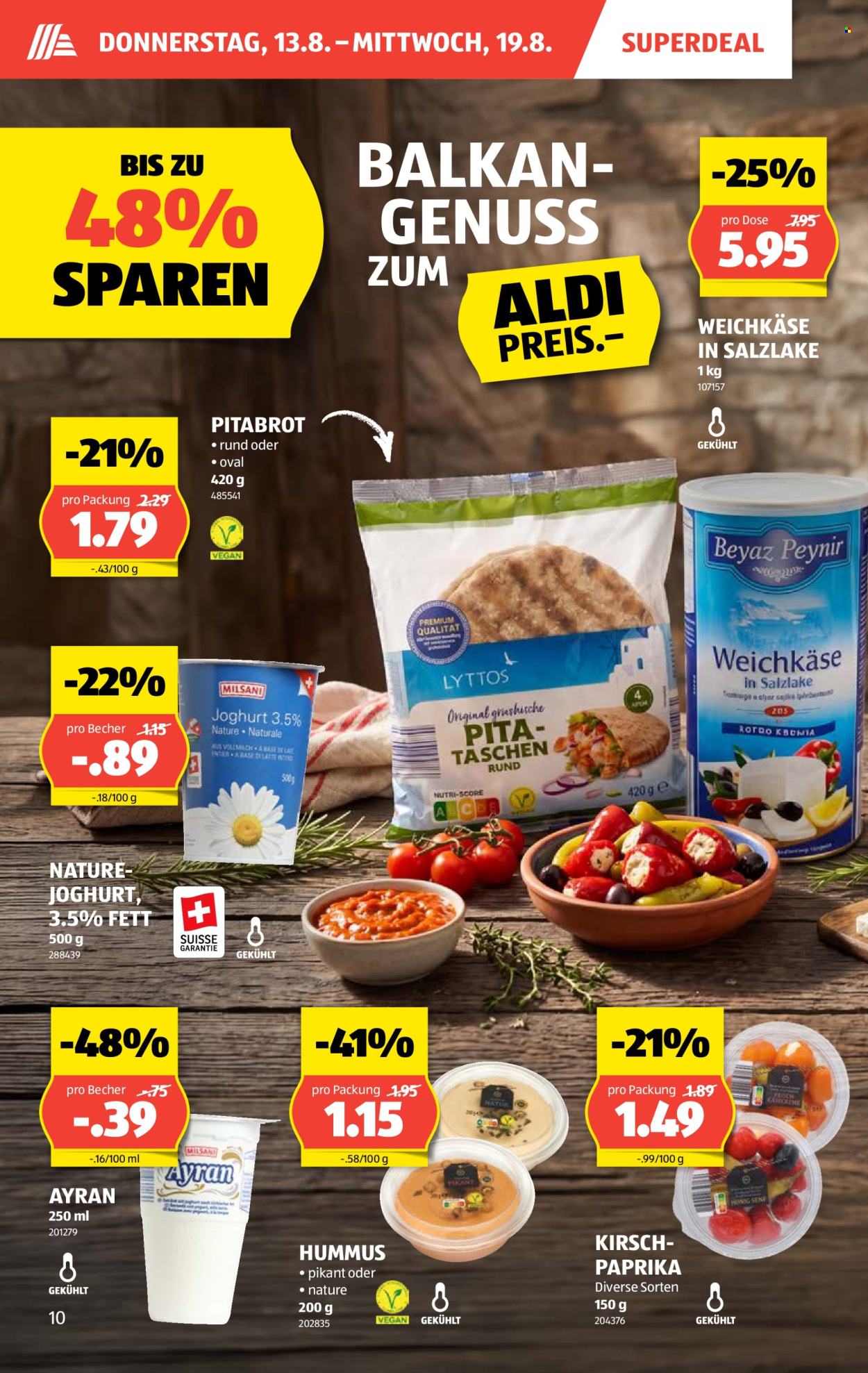 Prospekte Aldi - 13.8.2026 - 19.8.2026. Seite 10. Seite 10