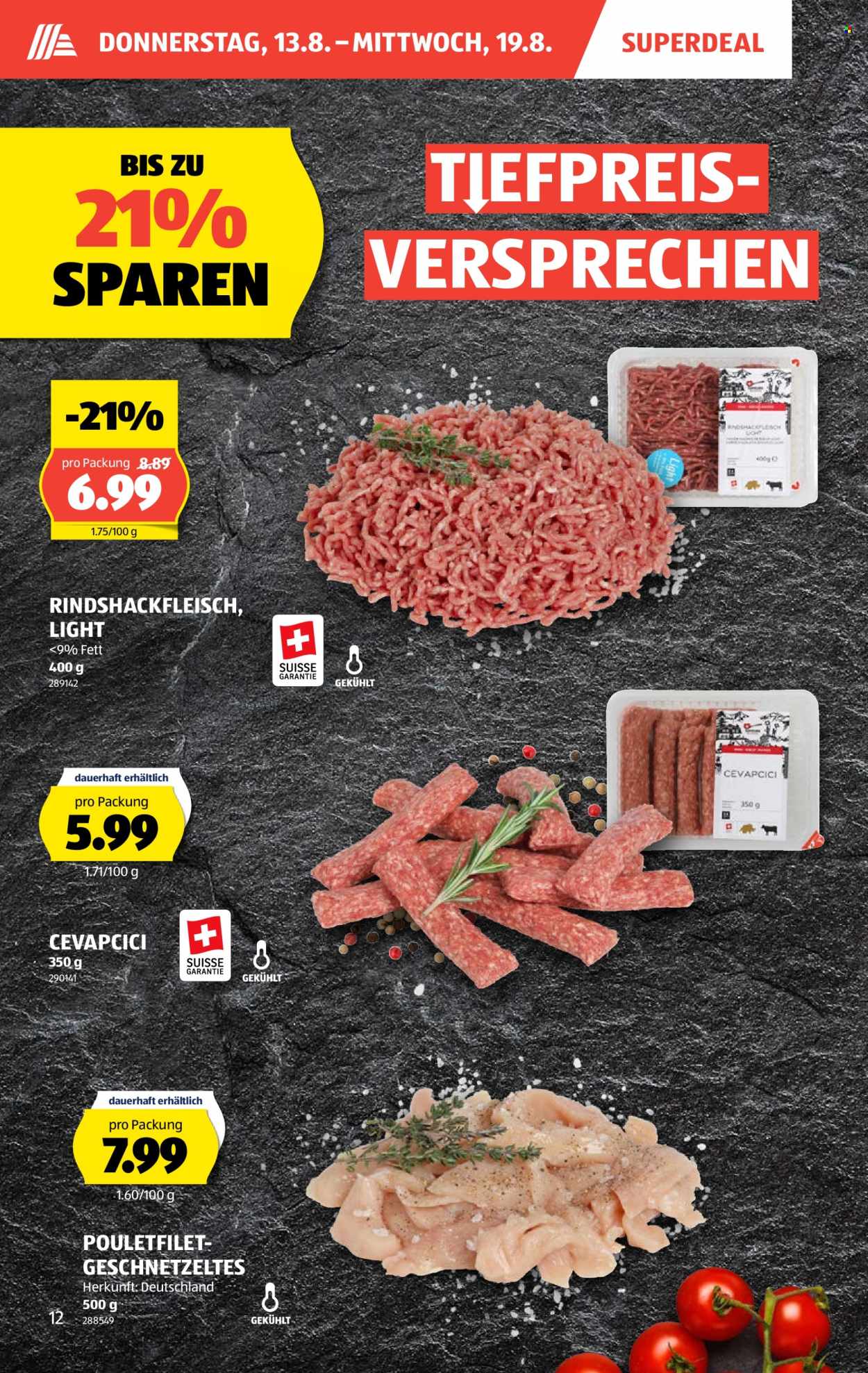 Prospekte Aldi - 13.8.2026 - 19.8.2026. Seite 12. Seite 12