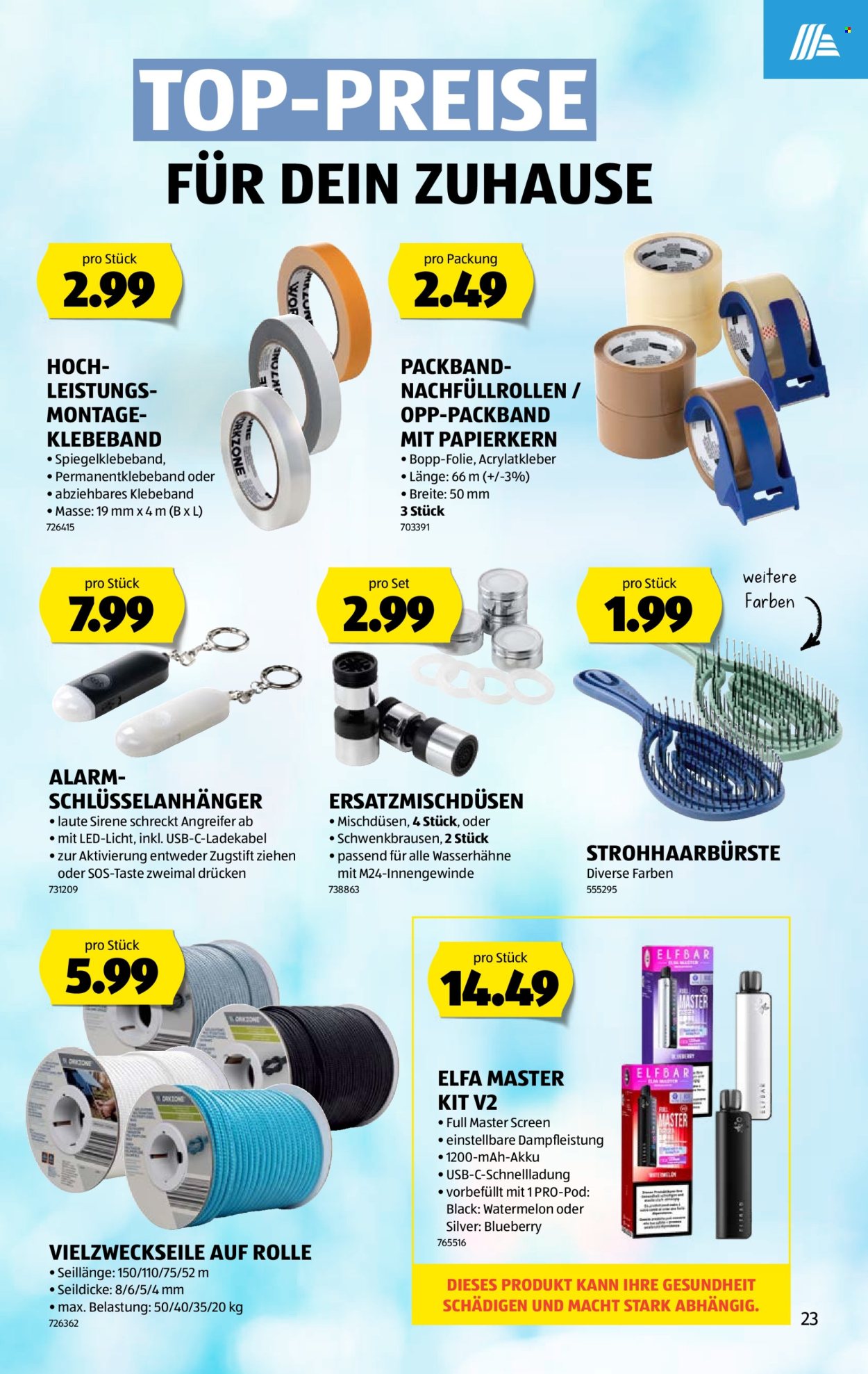 Prospekte Aldi - 13.8.2026 - 19.8.2026. Seite 23. Seite 23