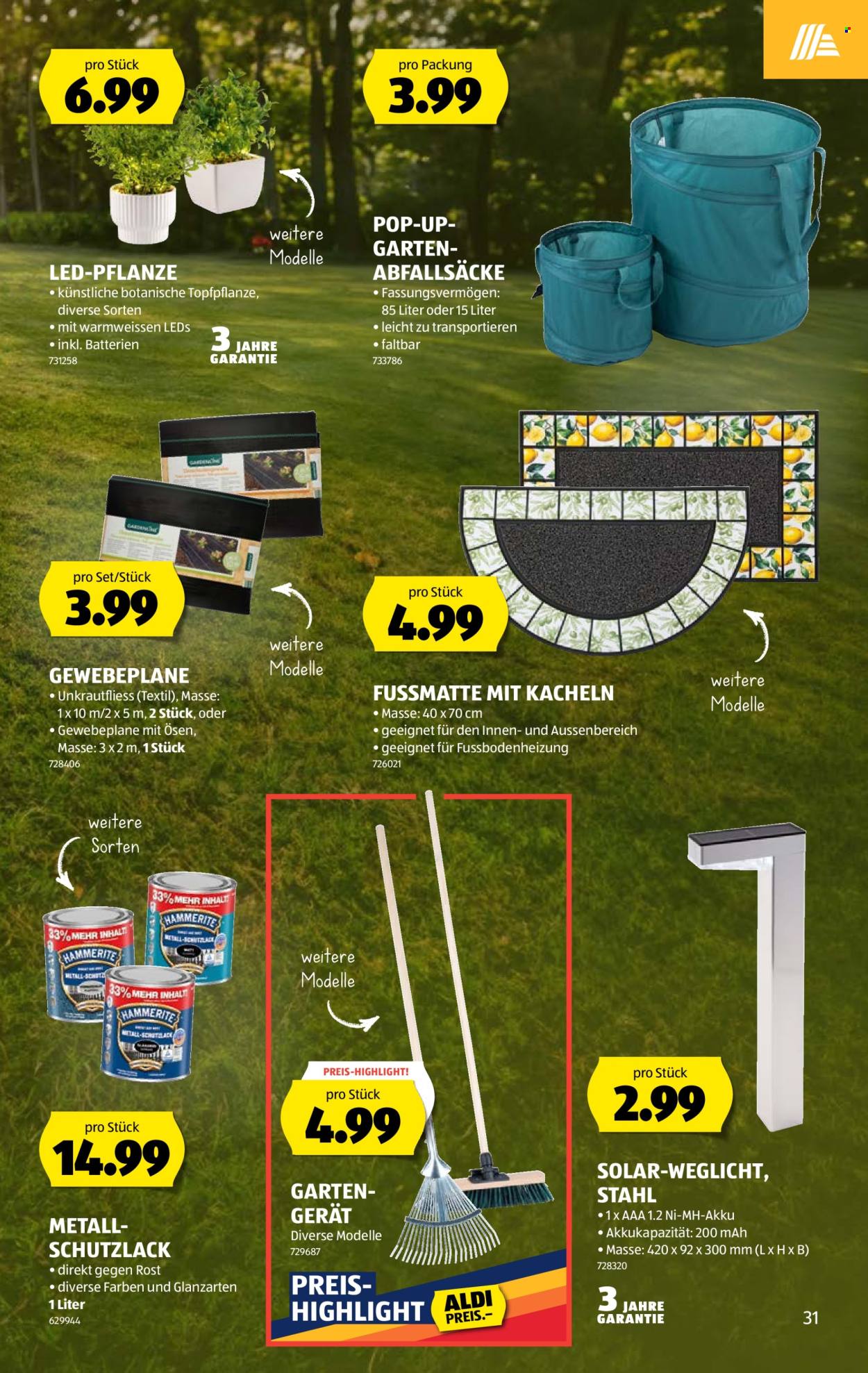 Prospekte Aldi - 13.8.2026 - 19.8.2026. Seite 31. Seite 31