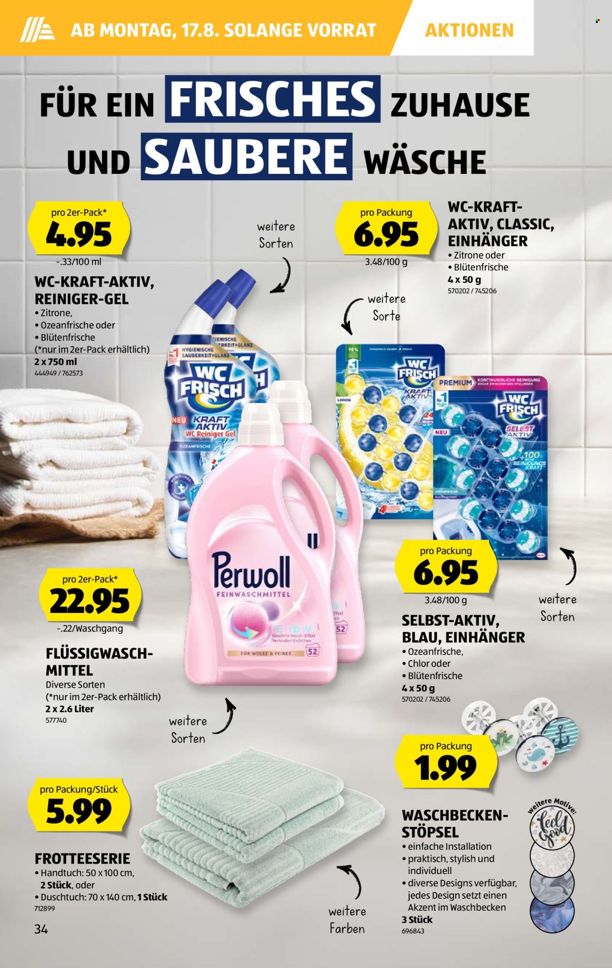 Prospekte Aldi - 13.8.2026 - 19.8.2026. Seite 34. Seite 34