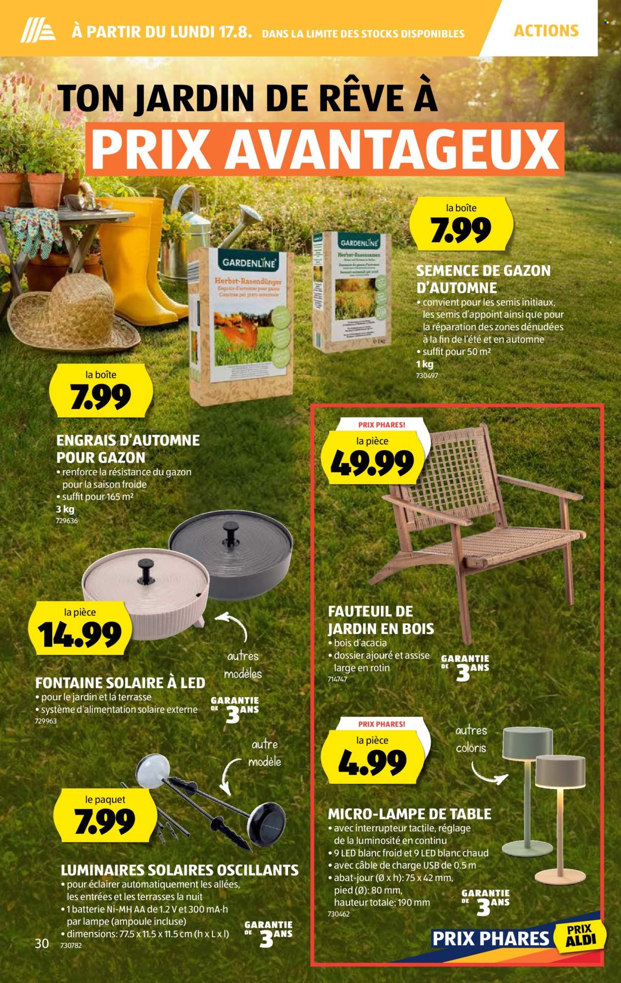 Prospekte Aldi - 13.8.2026 - 19.8.2026. Seite 30. Seite 30