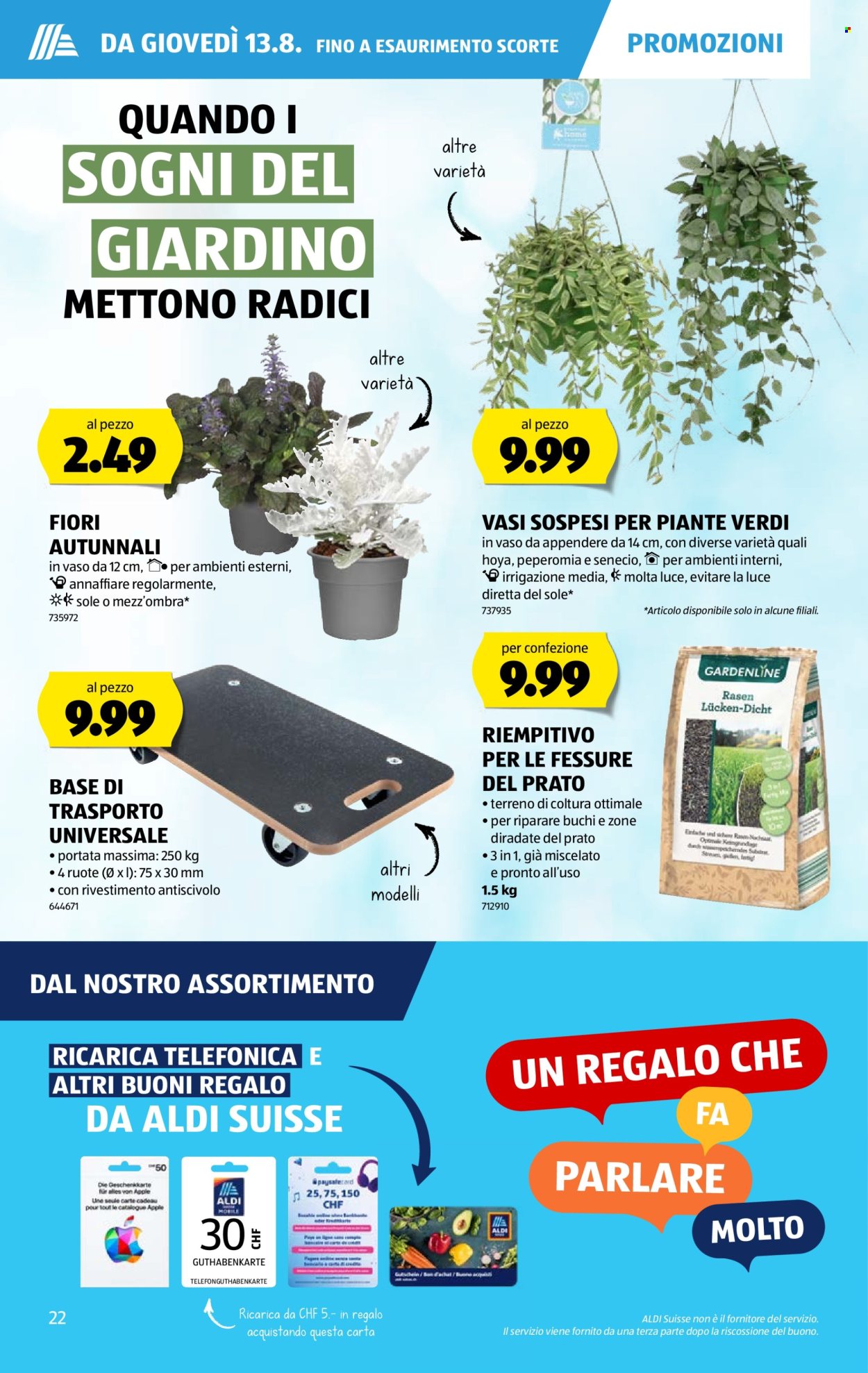 Prospekte Aldi - 13.8.2026 - 19.8.2026. Seite 22. Seite 22