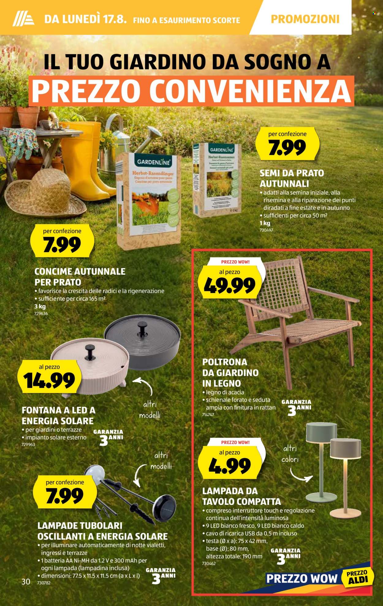 Prospekte Aldi - 13.8.2026 - 19.8.2026. Seite 30. Seite 30